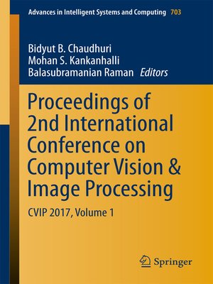 cover image of Proceedings of 2nd International Conference on Computer Vision & Image Processing